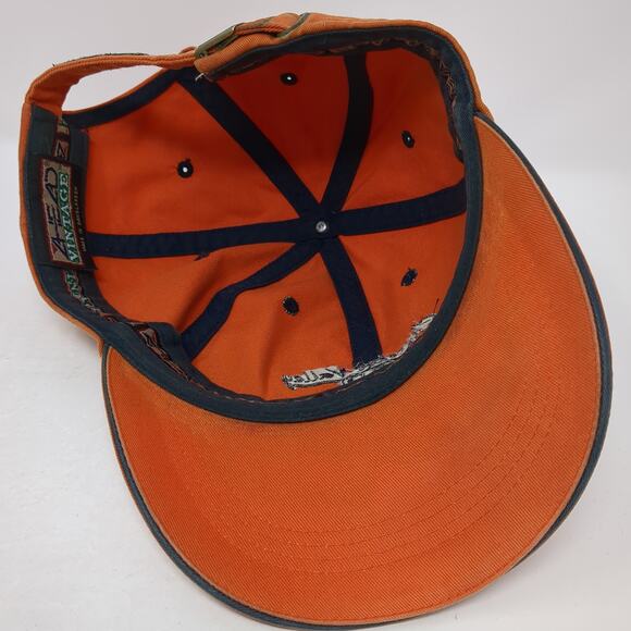 Cherokee Valley GC Slideback Hat Orange One Size Embroidered Ahead - Picture 7 of 9